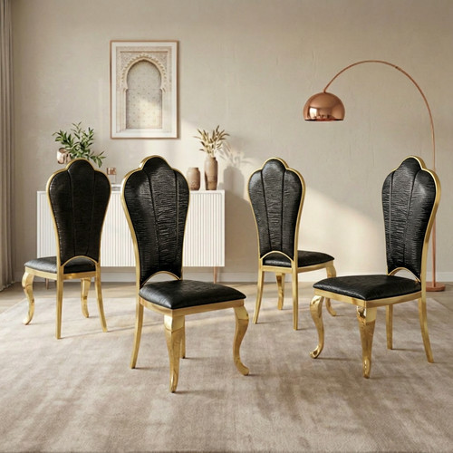 Set kitchen chairs black - kitchen,