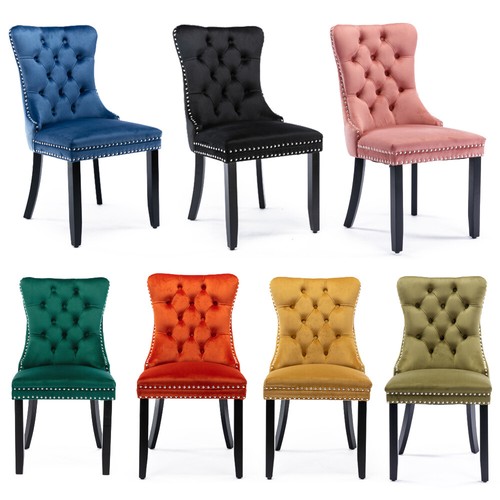 Kitchen velvet dining chair - velvet,