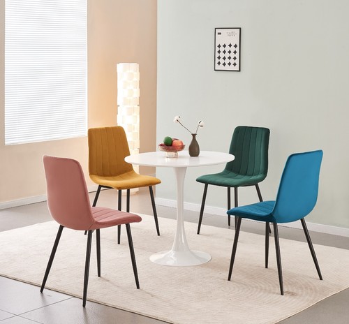 4pcs dining chairs velvet - velvet, set