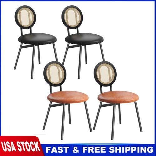 Upholstered cane back modern - upholstered,