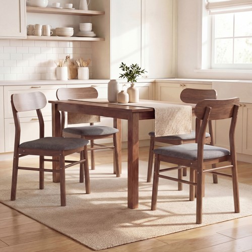 Set wooden dining chairs - wooden,