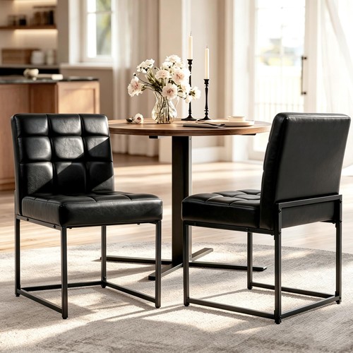 Set upholstered faux pu - upholstered,