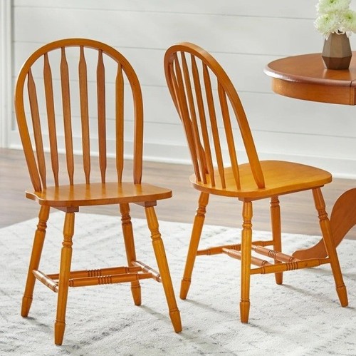 Chairs oak wood - set,