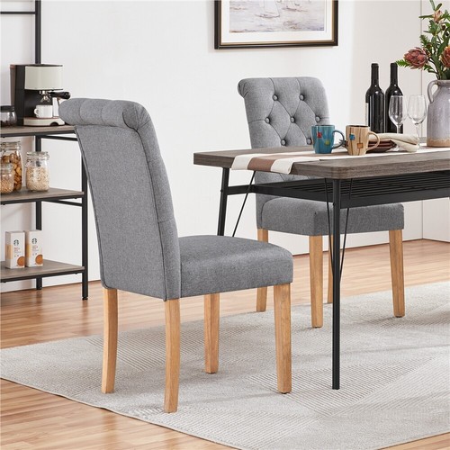 Dining chairs set fabric - dining,