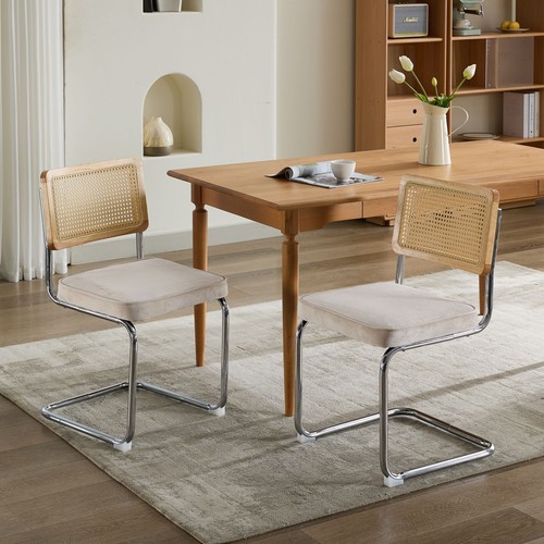 Set velvet dining chairs - velvet,