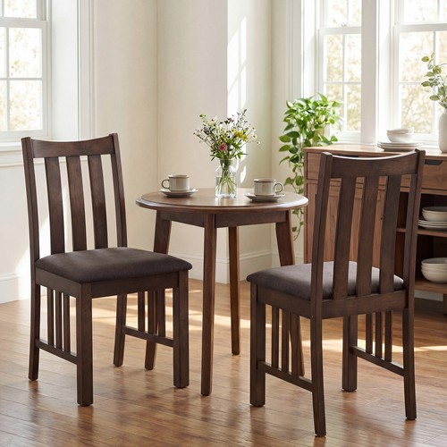 Rubber wood dining chairs - rubber,