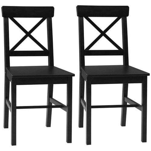 Homcom farmhouse wooden dining - homcom,