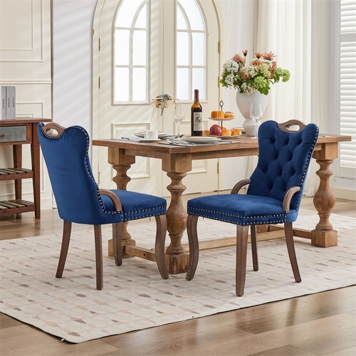2pcs dining chairs button - dining,