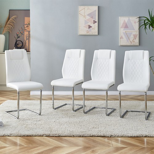 Set dining chairs pu - set, 4/6