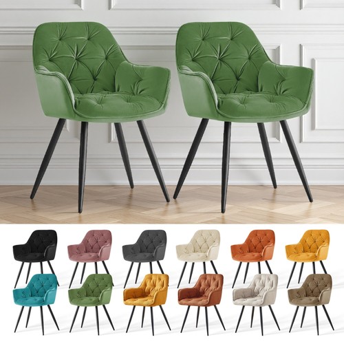 4pcs dining chairs - chairs, velvet
