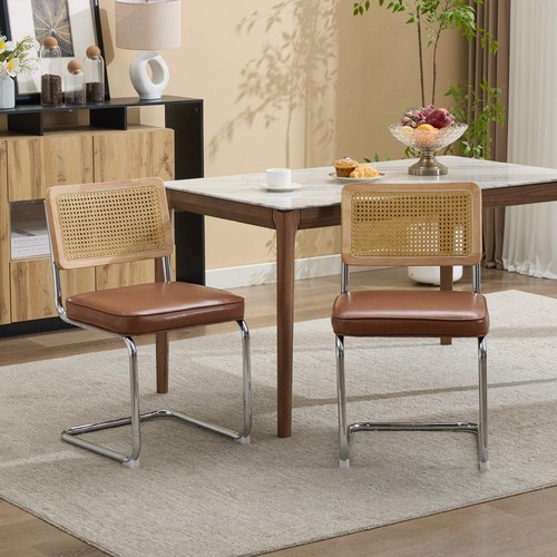 Set cane rattan dining - of,