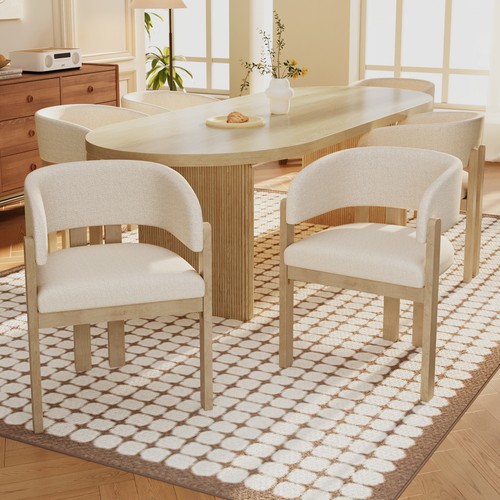 Dining chairs set wooden - chairs, 6,