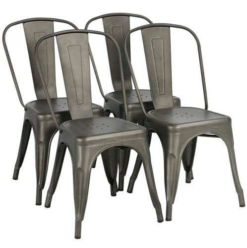 Classic iron metal dining - metal,