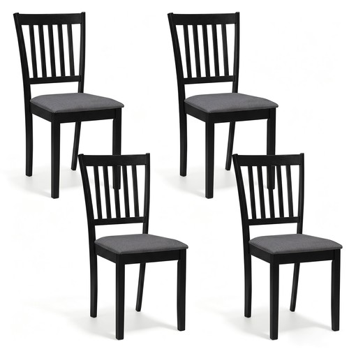 Set wooden dining chairs - set, 4