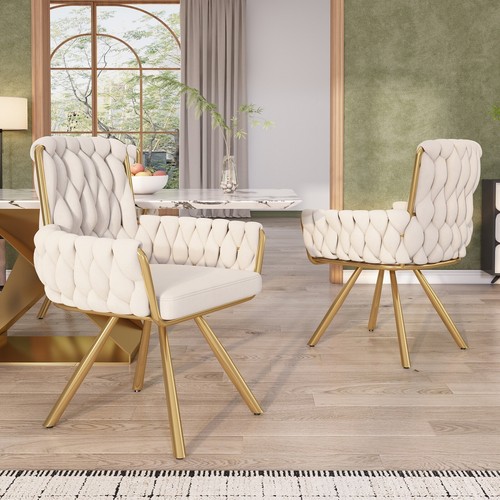 2pcs rotatable dining - 2pcs, chairs