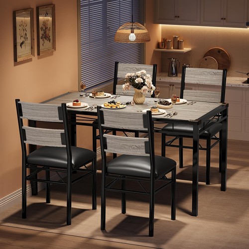Kitchen table chairs set - table,