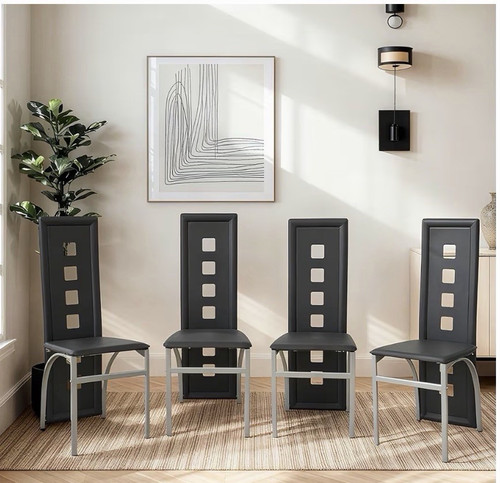 Set modern black - of, high