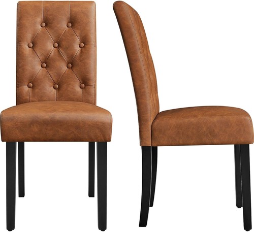 2pcs dining chairs modern faux - dining,