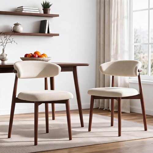 Wooden dining chairs set - wooden,