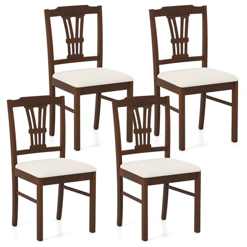 Wooden dining chairs set 4 - of,