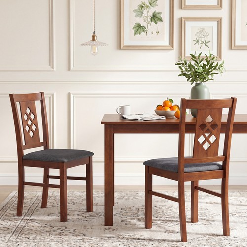 Dining chairs set linen - dining,