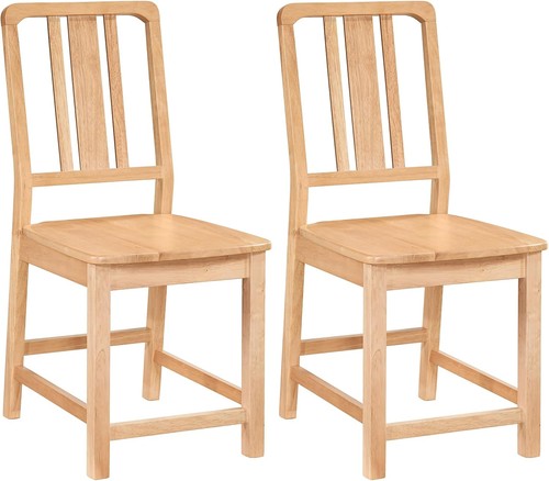 Wood dining chairs set - dining,