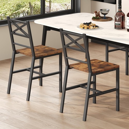 Dining chair set rustic - set, 2,