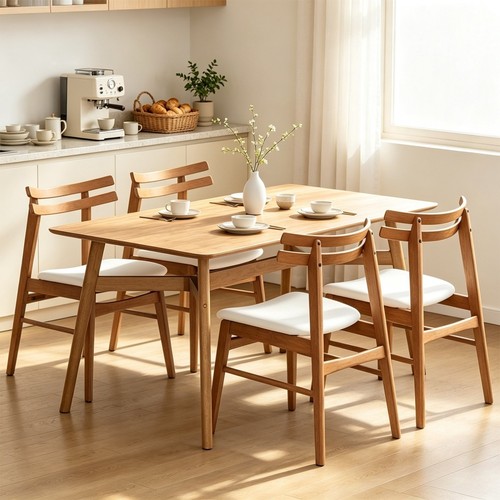 4pcs wooden kitchen dining - wooden,